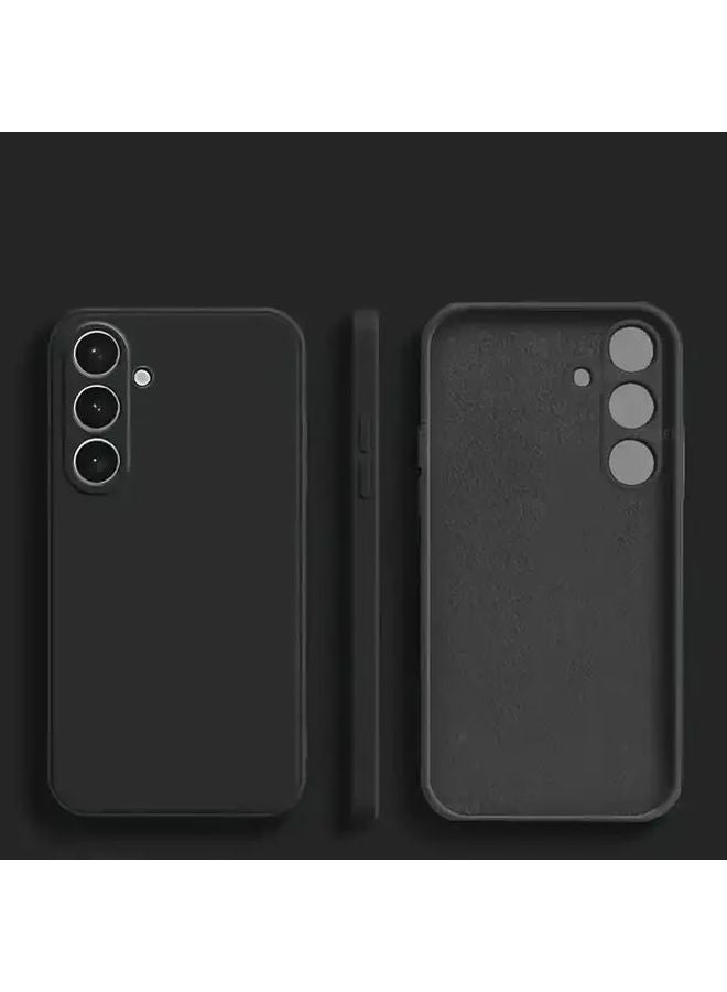 Black Soft Touch Protective Case For Samsung Galaxy A55 5G Shockproof Matte Cover - Image 3